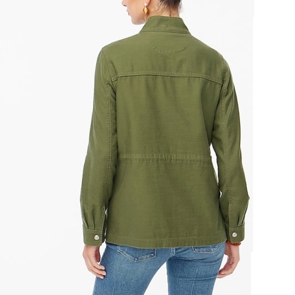 SOLD! ❌❌. J. Crew drawcord waisted ultility jacket sm small new - Picture 2 of 5